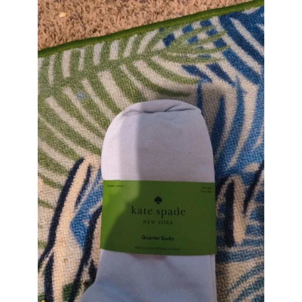 NWT Kate Spade New York Quarter Socks 💚